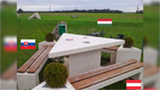 This unique picnic table lets you eat lunch in three countries at once